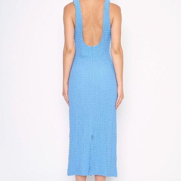 Dee Elly Twist Strap Maxi Dress Blue Sz M - Picture 11 of 12